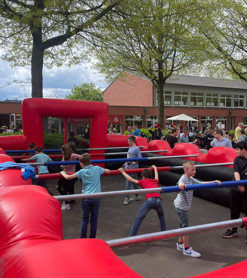 Fussball Menschenkicker XXL ohne Boden 